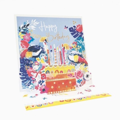 Pictura postal Pop Up bolo de aniversario 20378