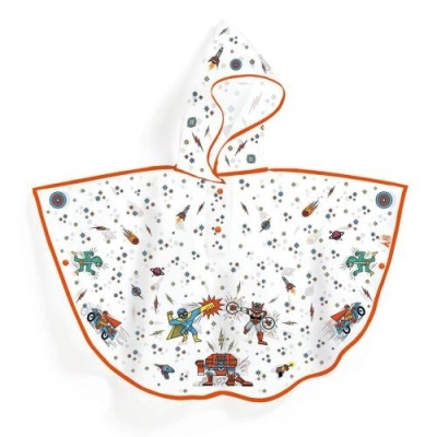 Djeco Capa para chuva  super héroi 5-7 anos