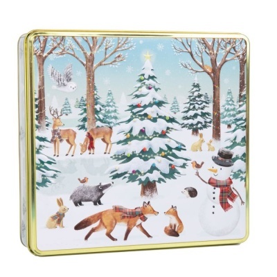 Lata decorada Winter