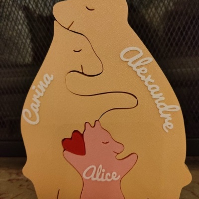 Puzzle família ursinhos