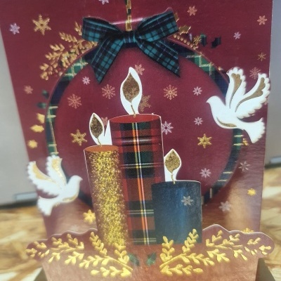 Postal Pop Up Natal peq. velas