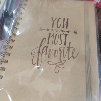 Caderno A5 kraft Favorite