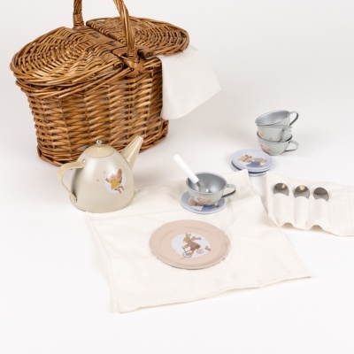 Cesta Oval Vime Amiguinhos
