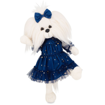 Lucky Dogs Mimi de vestido azul