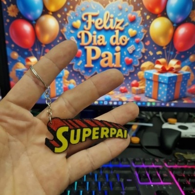 Porta chaves Super Pai 2