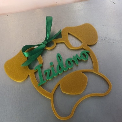 BOLA DE NATAL PERSONALIZÁVEL  cão