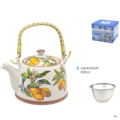 Bule decorativo limões