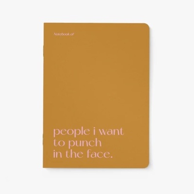 Caderno A5 - punch in the face