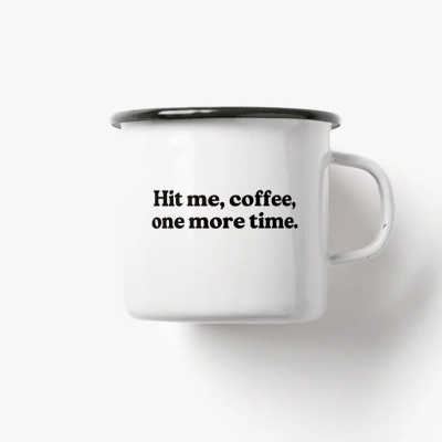 Caneca esmalte - Hit Me