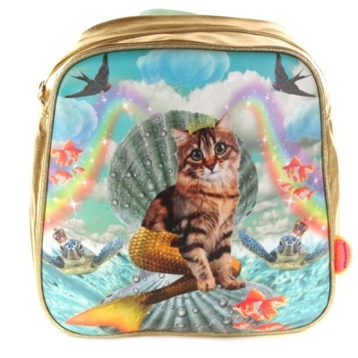 Mochila Kunstboer gato sereia polipel