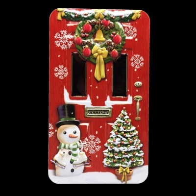 Caixa metal Porta de Natal