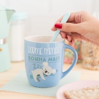 Mr. Wonderful  Caneca  "Dorme menos sonha mais"