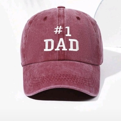 Boné  #1 DAD vermelho