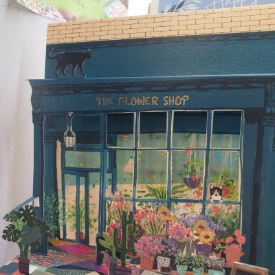 Pictura postal Pop Up florista