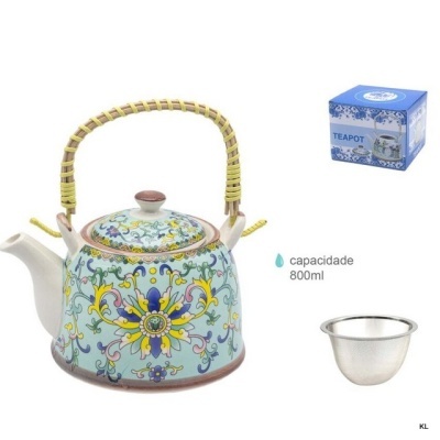 Bule decorativo florais