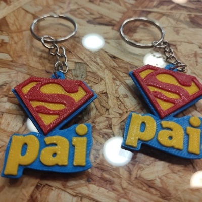 Porta chaves Super Pai