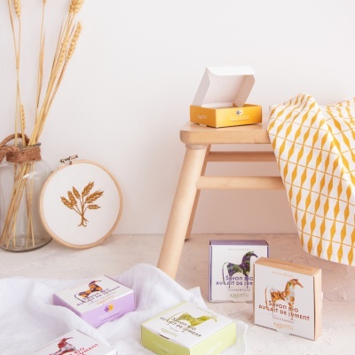 Sabonete leite de burra e amêndoas doces