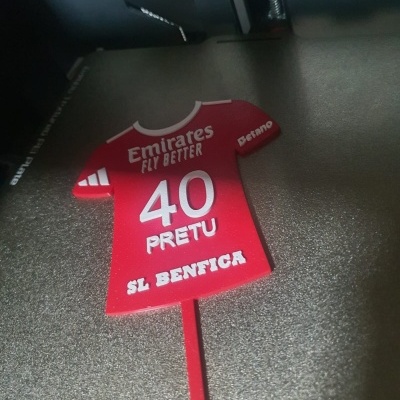 Topper camisola Benfica personalizado