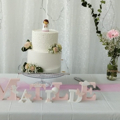 Letras soltas 3D decoradas (aprox.20cm)