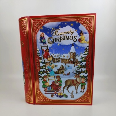 Caixa metal livro Heavenly Natal