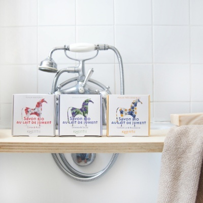 Sabonete leite de burra e algodão rosa