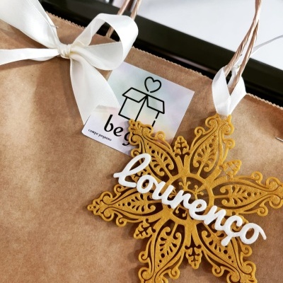 FLOCO DE NATAL PERSONALIZÁVEL (modelo1)