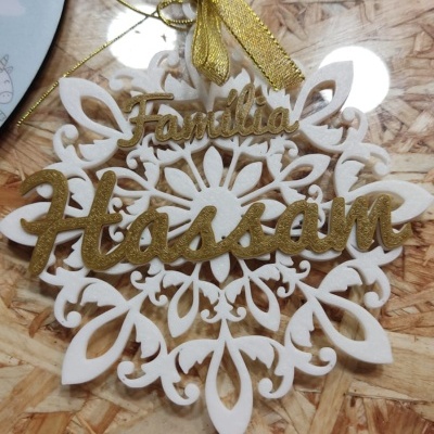 FLOCO DE NATAL PERSONALIZÁVEL (modelo2)