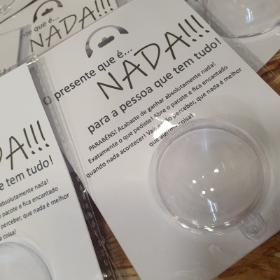 O presente que é NADA