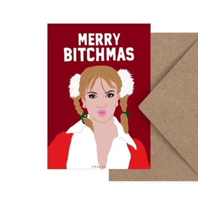 Postal Natal Typealive MERRY BITCHMAS