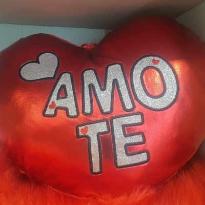 Almofada coração Amo-te