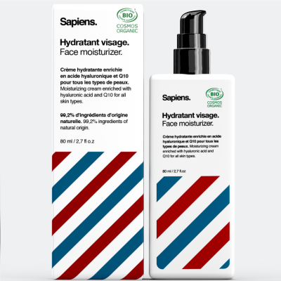Sapiens Creme Hidratante Orgânico para Rosto e Barba