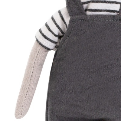 Timmy o coelho de jardineiras