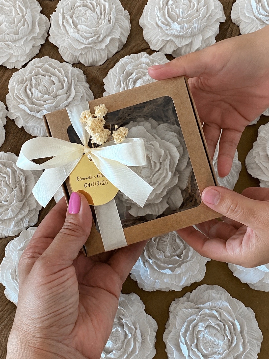 Lembrança - Peônia Gesso perfumado