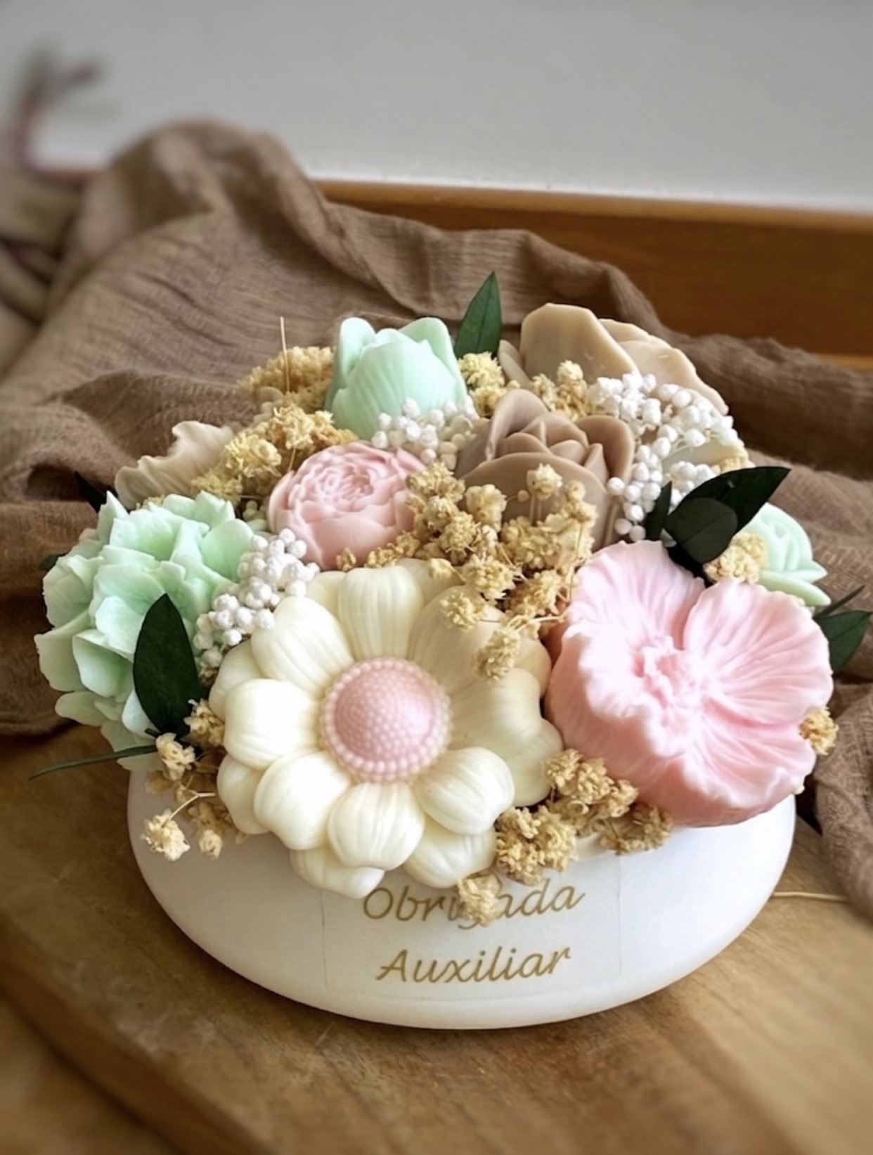 Arranjo Floral - Obrigada Auxiliar