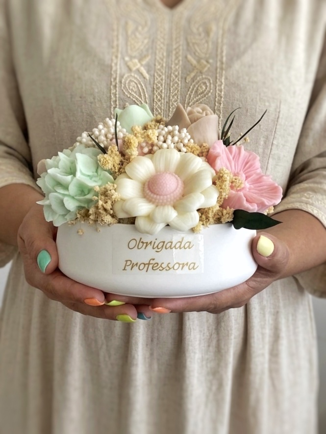 Arranjo Floral - Obrigada Professora