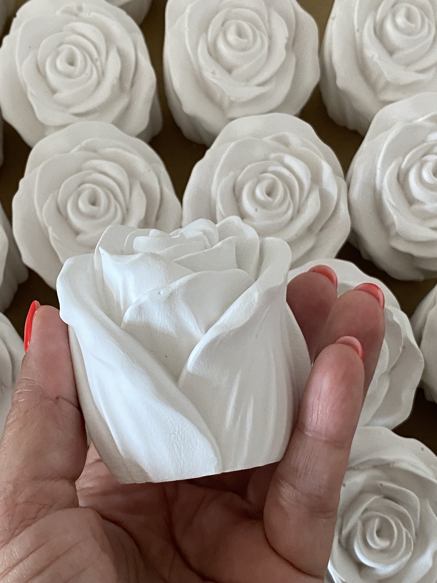 Lembrança - Rosa Gesso perfumado