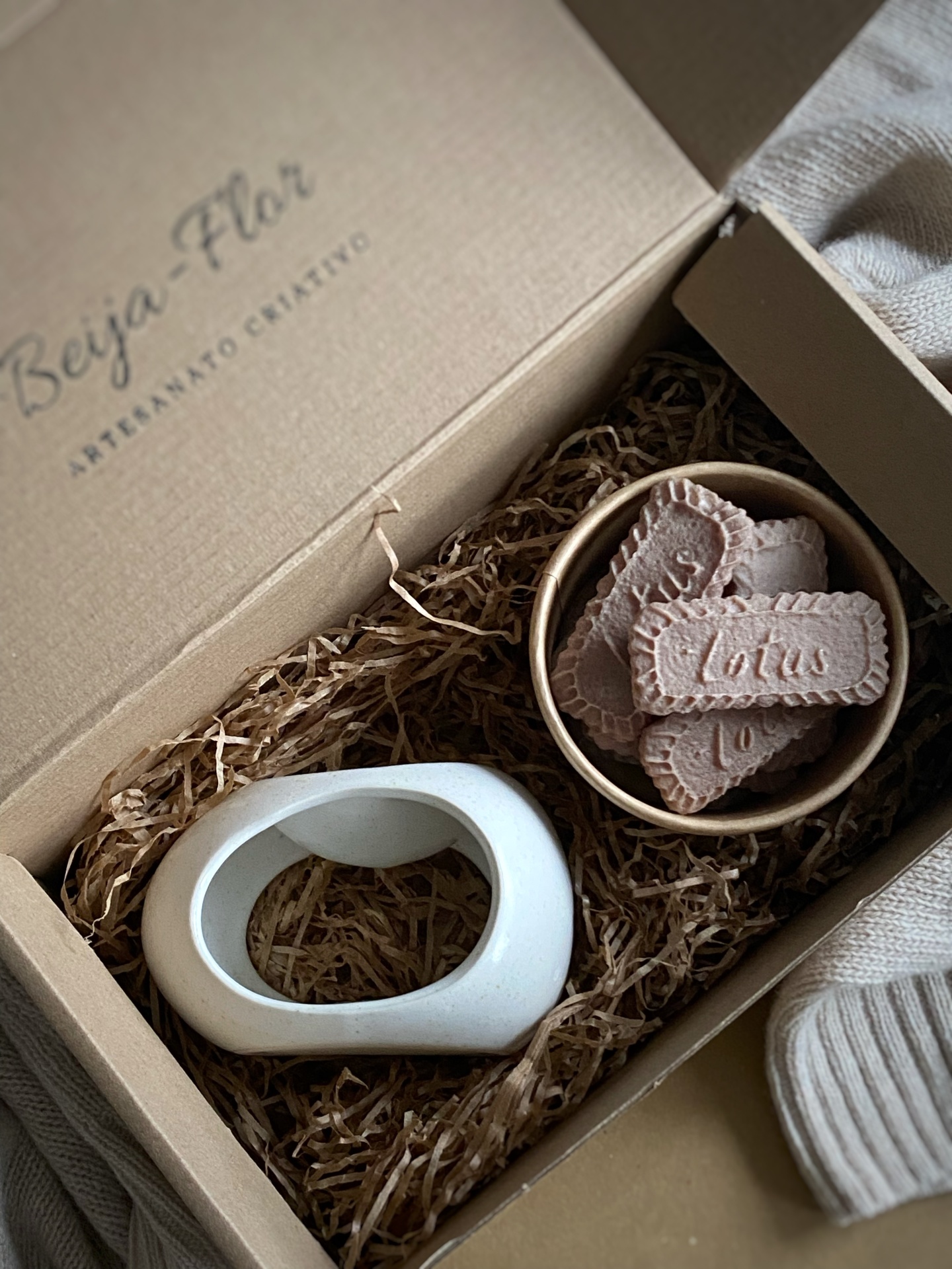 Box  - Please...Tea, Candle and Book