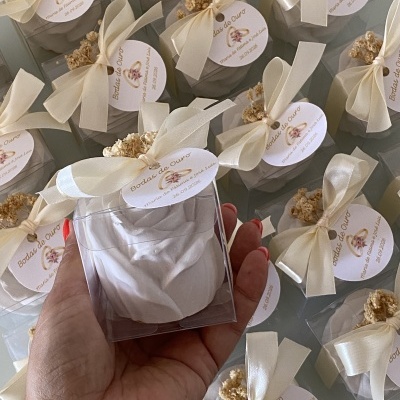 Lembrança - Rosa Gesso perfumado
