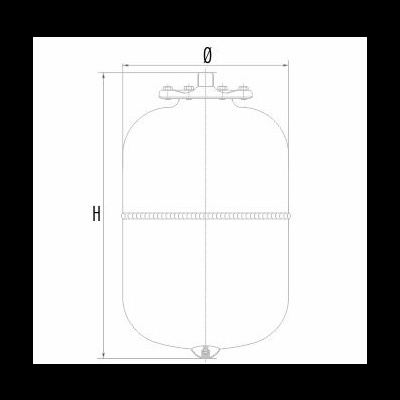 VASO DE EXPANSÃO AQUECIMENTO 25L