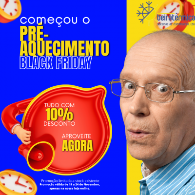 Pré-Aquecimento Black Friday