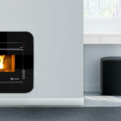 Recuperador de calor a pellets- Cordoba glass - 12 kW