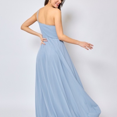 Vestido Elsie - Azul Acinzentado