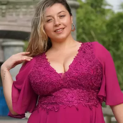 Vestido "Andreia" TG Borgonha