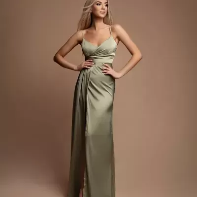 Vestido "Zara" Verde Olive
