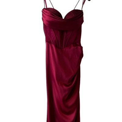 Vestido GP2246 Bordô