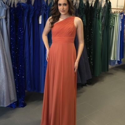 Vestido "Paula" Terracota