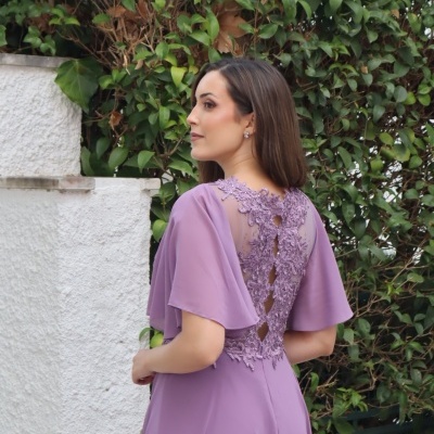 Vestido "Andreia" TG Lavanda