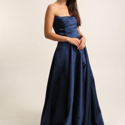 Vestido "Laura" Azul Marinho