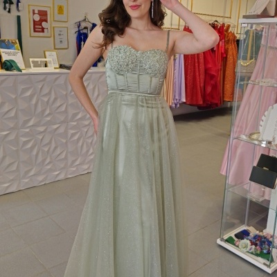 Vestido "Eunice" - Verde Oliva