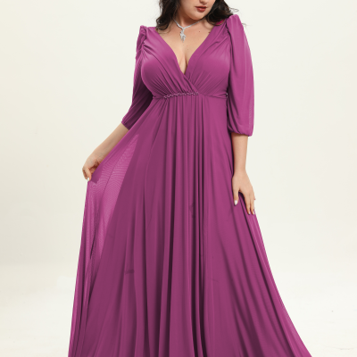 Vestido JRE2532 - Borgonha